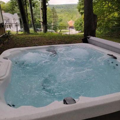 West Milford Casa | Mountain View Villa with HotTub-MovieTheater Fire Pit Gameroom