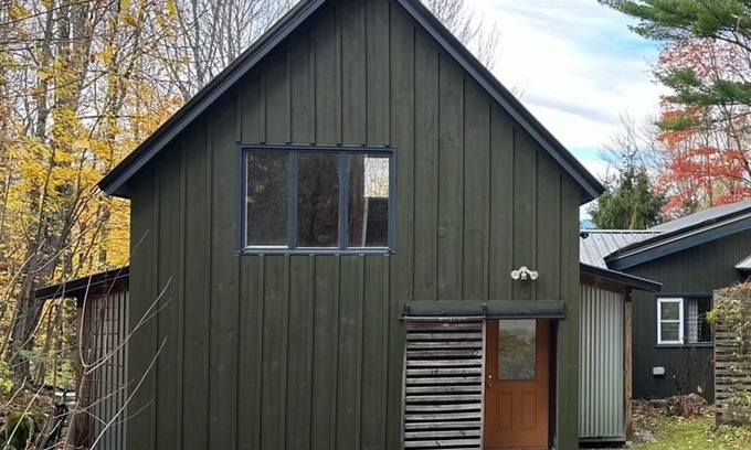 Stowe Hollow Casa | Mtn-view home with private hot tub, deck, outdoor shower, grill, & wood stove