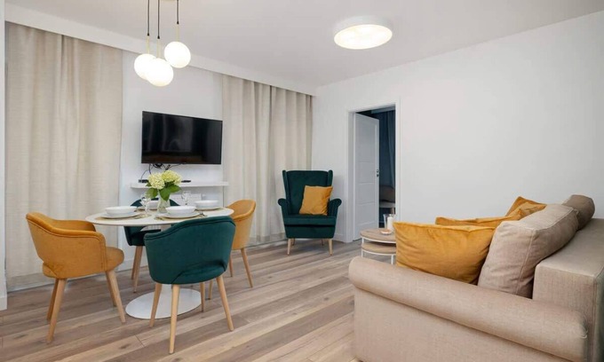 Miedzywodzie Apartamento | Na Wydmach A26 Międzywodzie | Family Apartment Near the Beach | Parking & Balco