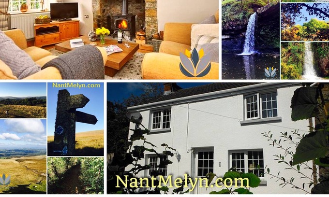 Brynamman Cabaña | Nant Melyn Cottage - Visite The Brecon Beacons & Waterfall Country. Perros bienvenidos