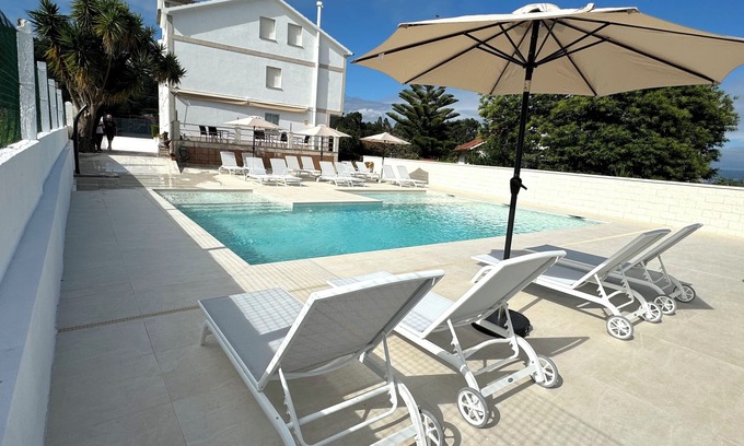 Samieira Apartamento | Apartamento Naturmar, Piscina, jardín, parque infantil barbacoa, a 1 km de playa