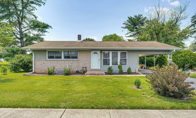 Camp Hill Casa | Near Dtwn Harrisburg: Stylish Home w/ Patio & Yard