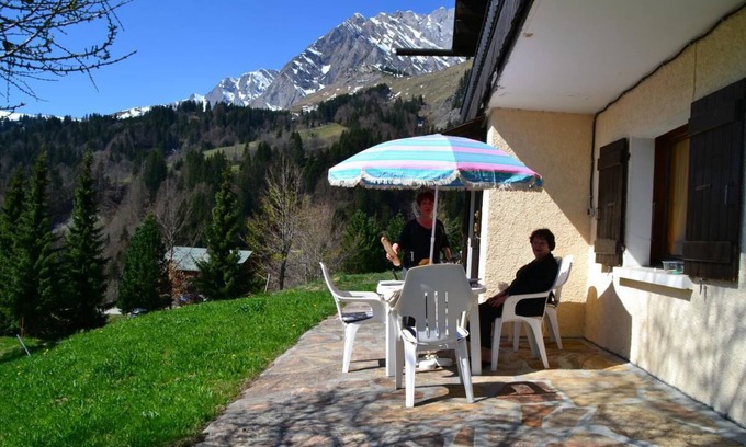 La Giettaz Apartamento | Near La Clusaz, unforgettable views of the Aravis mountains