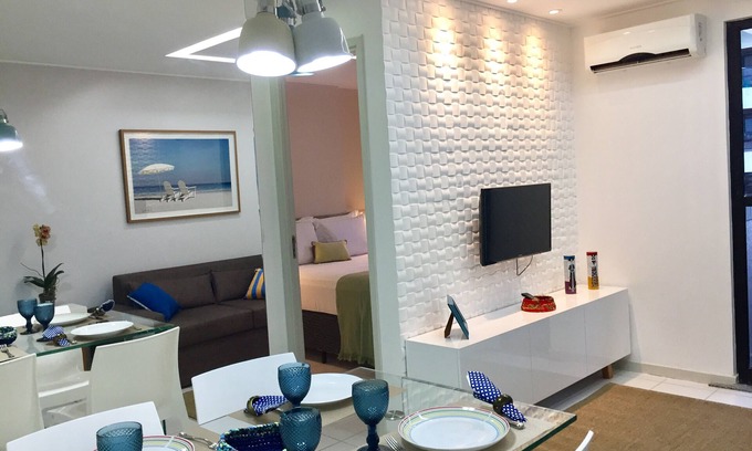 Pajucara Apartamento | NEO603 BeiraMarBeachPajuçara, privileged view, Air-conditioned,