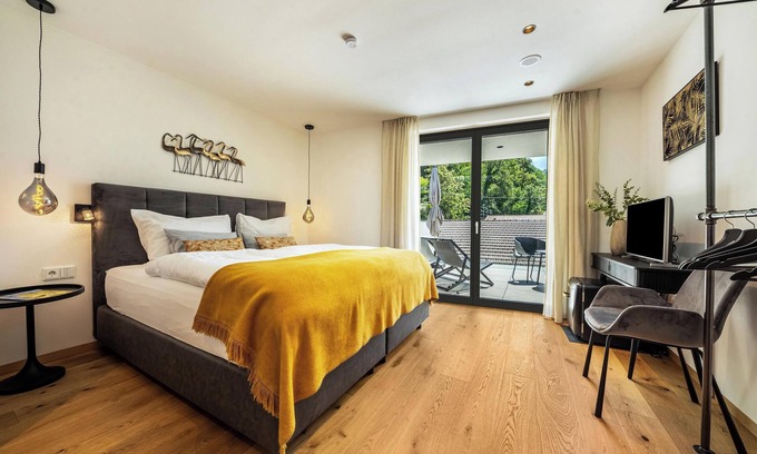 Gargazzone Apartamento | Nuevo alojamiento "Videre Lodge Doppelzimmer" con vistas a la montaña, Wi-Fi y terraza