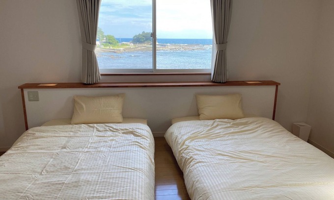 Shirahama Apartamento | New construction Allweather barbecue terrace v / Shimoda Shizuoka
