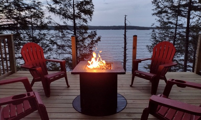 Alton Bay Cabaña | New Hampshire Lake Winnipesaukee Island Retreat, Boat access only,