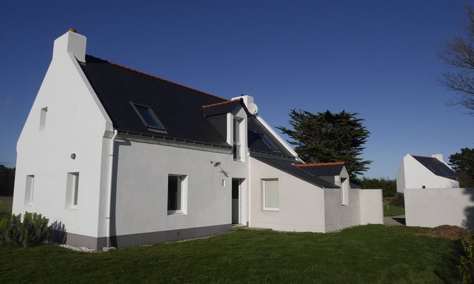 Locmaria Casa | Casa nueva cerca de la playa Grands Sables, tranquila y de calidad