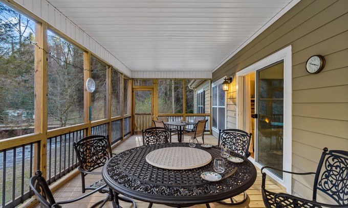 Bat Cave Casa | New Listing on River - 3 bed 3 bath Creek's Edge - Mr Lake Lure Vacation Rentals