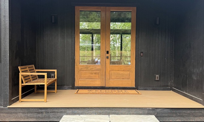 Mill Spring Casa | New Custom Built Modern Lake House near vineyards, orchards, Biltmore and more.