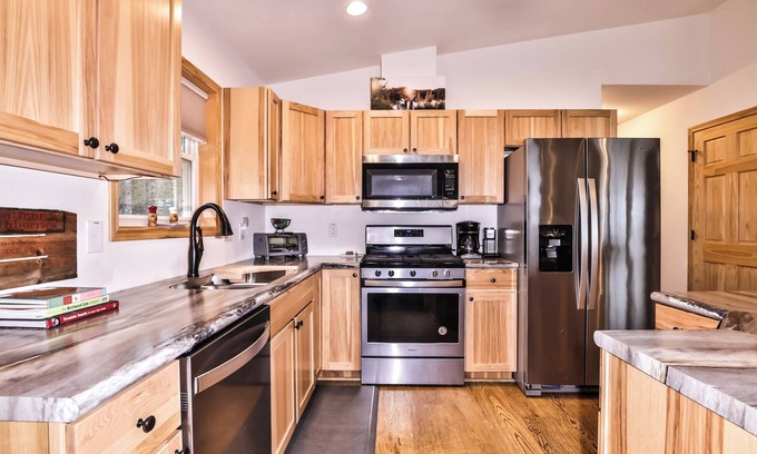 Eagle River Casa | Newly built home on Long Lake of the Three Lakes Chain!