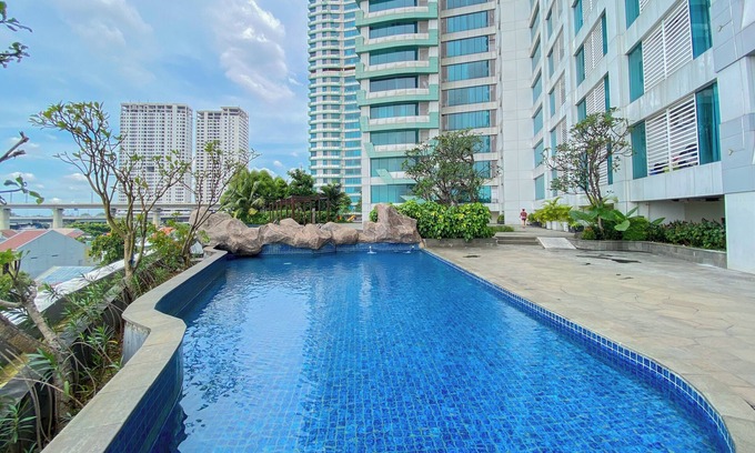 Pekayon Jaya Apartamento | Nice And Elegant 2Br At Grand Kamala Lagoon Apartment
