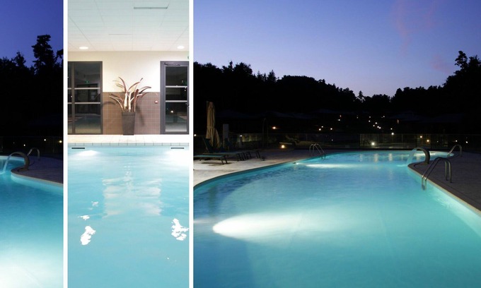 Meyrignac-l'Eglise Casa | Acogedor apartamento en villa con piscina, WIFI, TV, terraza, vista panorámica, aparcamiento