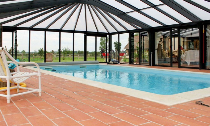 Corbon Casa | Bonito apartamento en villa para 3 personas con piscina, WIFI, TV, patio y mascotas permitida