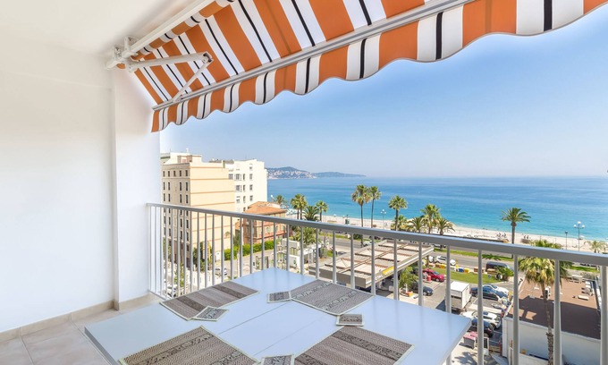 Fabron Apartamento | NICE F3 VISTA MAR 4/6 PERS.