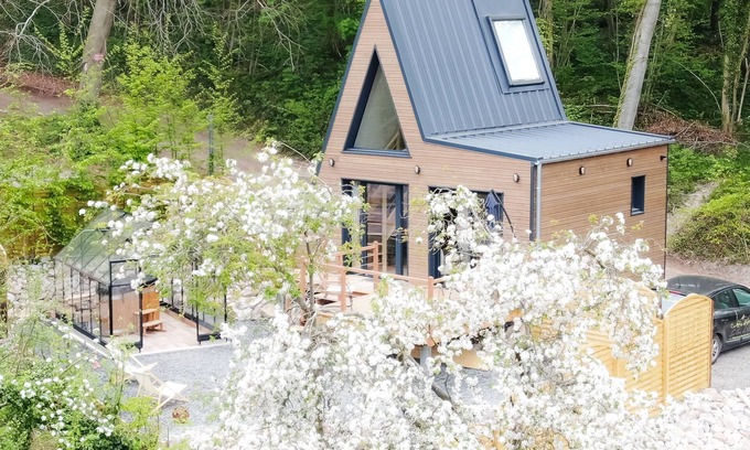 Licques Chalet De Esquí | Nordic bath tepee - Les sens des bois