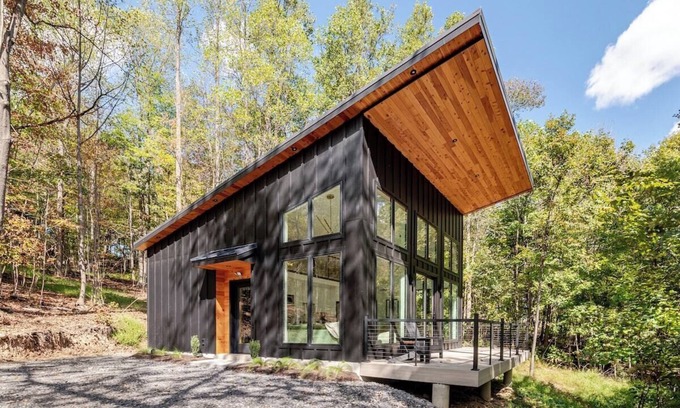 Mifflintown Cabina | Nordic Nook: Scandinavian Forest Escape + EV charger