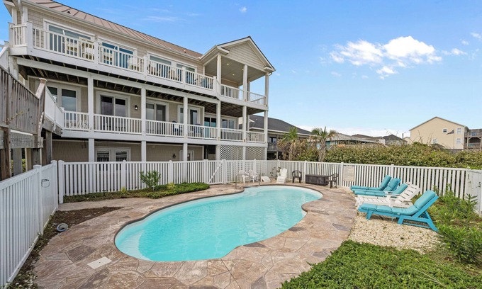 Surf City Casa | North Shore Paradise #199 - 7 BR, 7.5 BA Oceanfront Home w/ Pool & Hot Tub