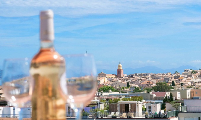 Saint-Tropez Apartamento | Nouveau Appartement Toit Terrasse VUE Panoramique AU Coeur DU Village