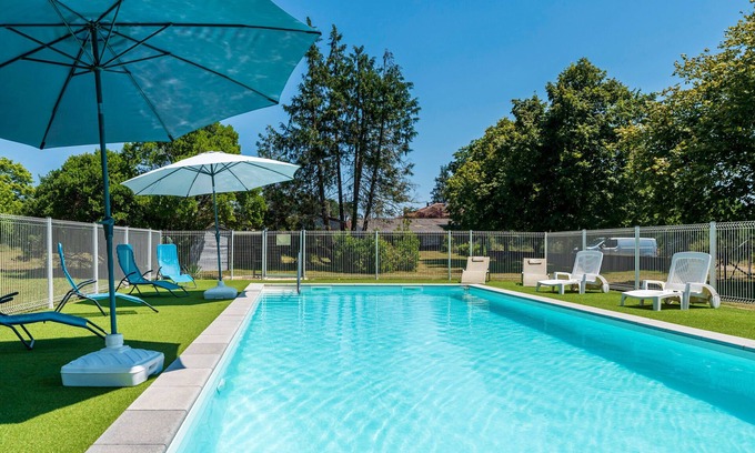 Lesperon Casa | 'Océan Ouest - Domaine Des Landes' con piscina compartida y terraza privada, jardín compartido