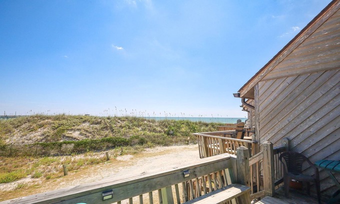 North Topsail Beach Casa | Ocean/Sound Views, Beach Access—Villa On The Blue