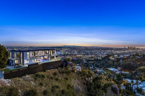 Hollywood Hills West Villa | Ocean to City Views, Fire Feature, Water falls Dream Oasis