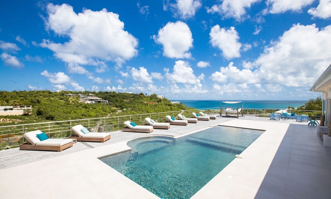 Les Terres Basses Villa | OCEAN VIEW 7 en-suite bedrooms Villa