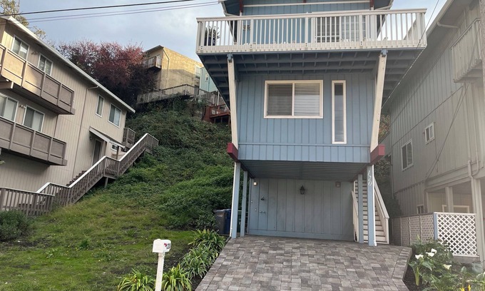 Rio del Mar Casa | Belleza de la vista al mar, solo un hierro a la playa
