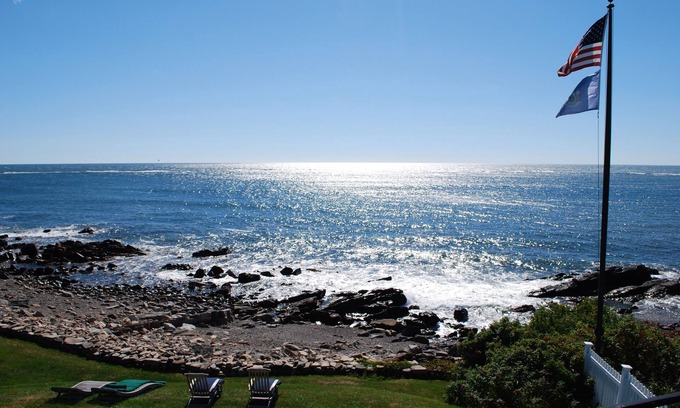 Kennebunkport Casa | Finca frente al mar con piscina climatizada, tenis y playa privada