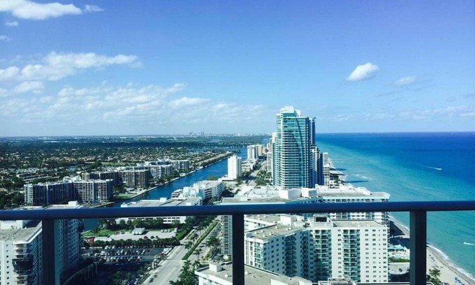 Hollywood South Central Beach Apartamento | Oceanfront Hotel 2bdr/2bth balcony ocean/city view