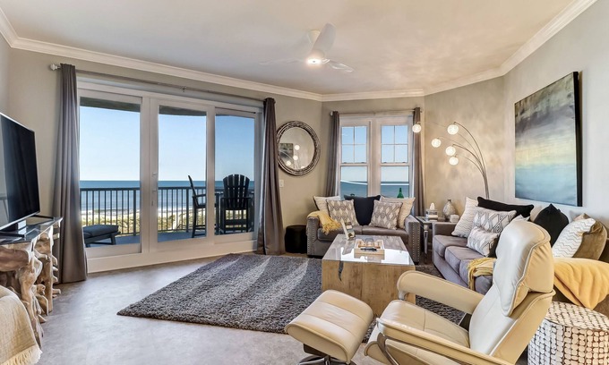 Amelia City Condominio | Oceanfront | Luxury Ocean Place Condo | Priceless Views | Adjacent to Ritz-Carlton