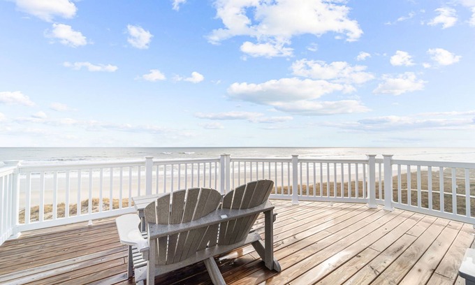 Hatteras Casa | Oceanfront Oasis 2025 Upgrades, Pool, Hot Tub, Tiki Bar, Dog-Friendly & Stunning Views!
