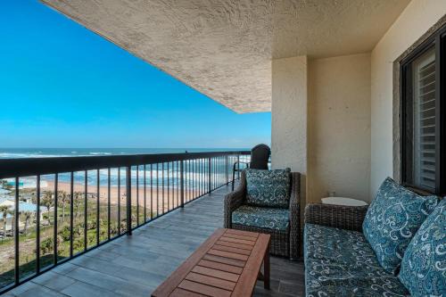 Ormond-by-the-Sea Casa | Oceanfront with great beach views from all rooms & balcony, heated pool, and garage