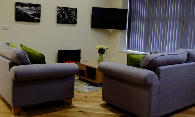 Rhayader Apartamento | Apartamento-Moderno-Baño privado-Vista a la Calle-Old Drapers