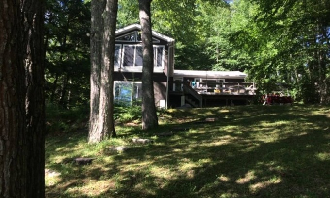 New Durham Casa | On Merrymeeting Lake - Cottage with Private Beach and Lakeside Deck