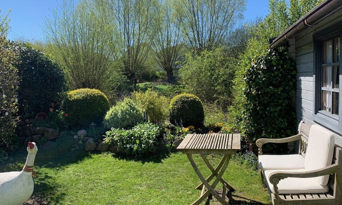 Schonberger Strand Apartamento | Exquisitamente equipado 85 m 2 incluyendo WiGarten y el sonido del mar.¡Casa de bicicletas propia!