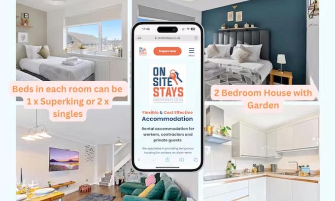 East Wickham Casa | OnSiteStays Welling, Modern 2 Bed House, Free Parking & Wifi