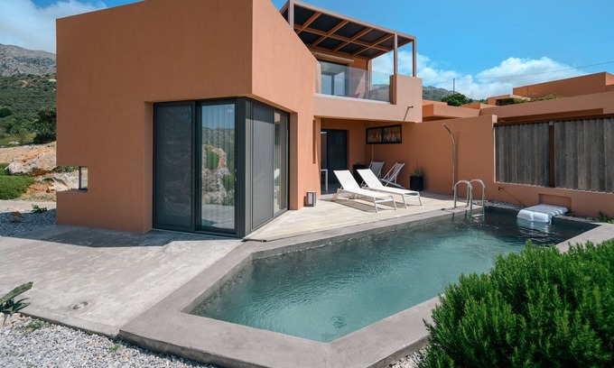 Agios Vasileios Villa | Origanum Villa,The house on the cove