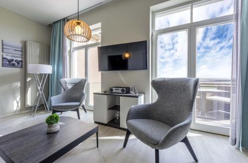Ostseebad Wustrow Apartamento | Ostseeperle - 5-Sterne-Ferienwohnung für den perfekten Wellnessurlaub mit Blick auf den Bodden