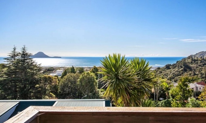 Whakatane Casa | PACIFIC HEIGHTS DE OCEANO: Impresionantes vistas al mar y a la isla