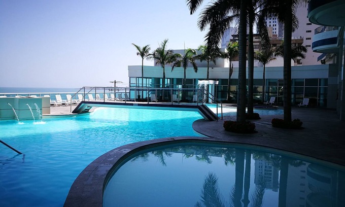 Bocagrande Apartamento | Palmetto Penthouse Deluxe Beautiful View and Sunset Floor 39