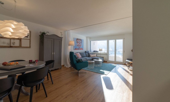 Wildhaus-Alt St. Johann Apartamento | Panorama Blick 2.5-room holiday apartment with mountain view