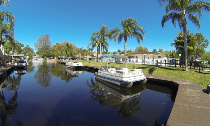 Palm Harbor Condominio | Condominio frente al mar "Paradise" con barco de 19 '