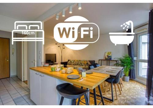 Villette Gare Apartamento | Part Dieu, très belle résidence