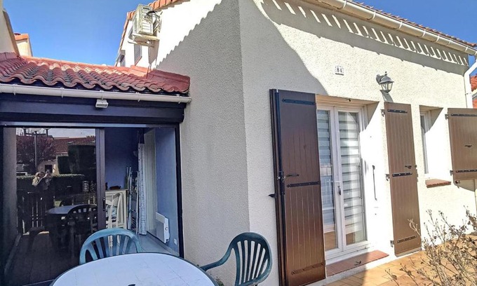 Plage d'Argeles Casa | Pavillon confortable à 10 min de la mer avec terrasse, parking et local à vélo - FR-1-732-48