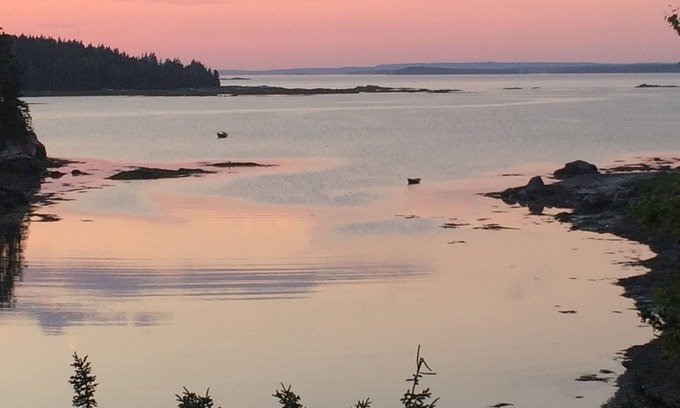Swans Island Cabaña | casa tranquila con vistas a cala privada en la isla de Maine