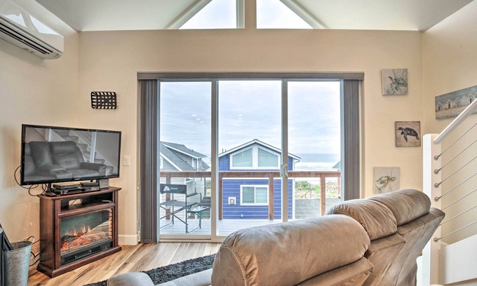Yachats Condominio | Peaceful Winter Retreat: Oregon Coastline Beach!