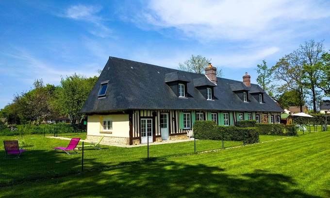 Ocqueville Casa | Casa rural en una típica casa de campo normanda - cerca del mar
