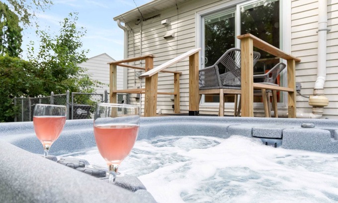 Omaha Casa | Peaceful Gem! HotTub, Fenced Yard & Near Downtown!