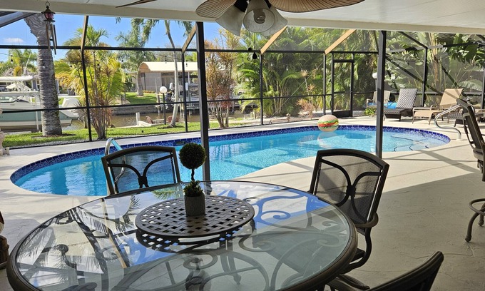 Yacht Club Casa | Peaceful Oasis of Cape Coral - Serene Canal Home With Pool